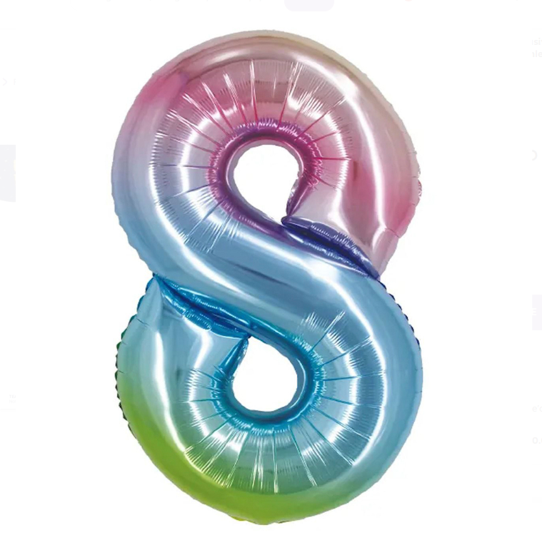 Folyo Balon Renkli 8 40 İnç 100 Cm